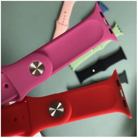 Pulseira de Silicone para Smartwatch - Todas as Cores e Tamanhos