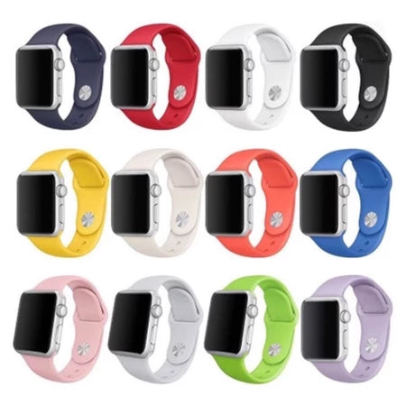 Pulseira de Silicone para Smartwatch - Todas as Cores e Tamanhos