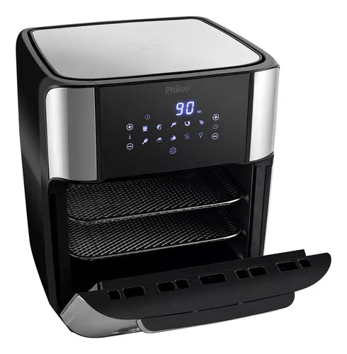 Fritadeira Elérica Air Fryer Oven Philco - 12 litros - 4 Em 1 (PROMO BLACK)