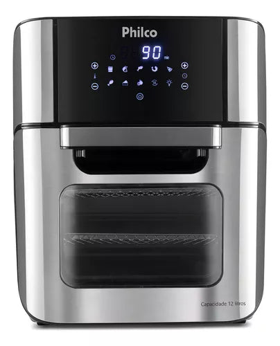 Fritadeira Elérica Air Fryer Oven Philco - 12 litros - 4 Em 1 (PROMO BLACK)