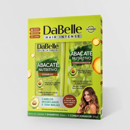 Kit DaBelle Hair Intense Abacate Nutritivo Shampoo + Condicionador